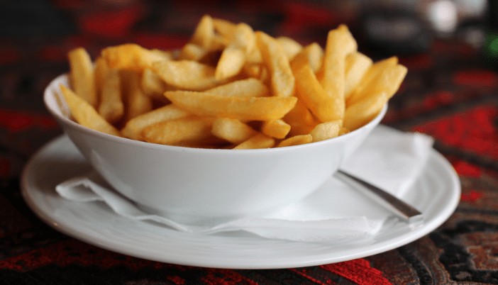 bowl of fries